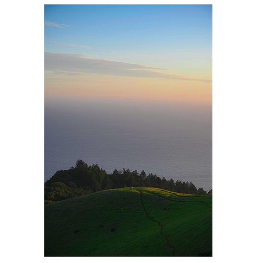 Mt. Tam Sunset Poster